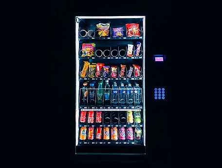 Snackautomat im Dunkeln
