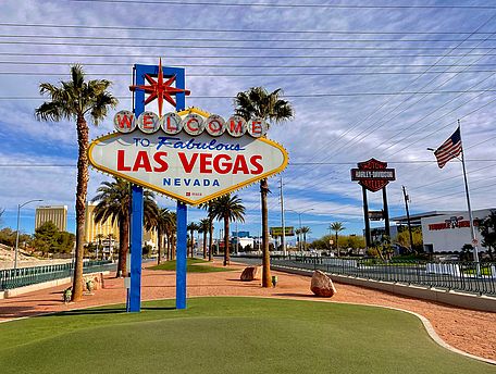 Stadtschild Las Vegas