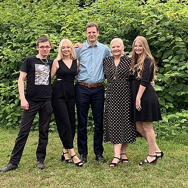 Birke Opitz-Kittel und ihre Familie